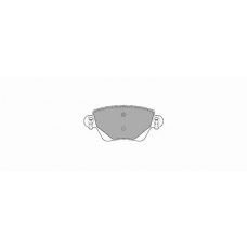 798 SIMER Комплект тормозных колодок, дисковый тормоз