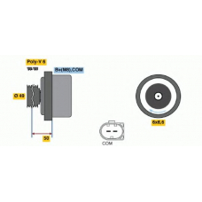 0 122 0AA 160 BOSCH Генератор