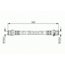 1 987 476 583 BOSCH Тормозной шланг