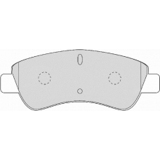 FD6874A NECTO Комплект тормозных колодок, дисковый тормоз