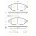 8110 10562 TRISCAN Комплект тормозных колодок, дисковый тормоз