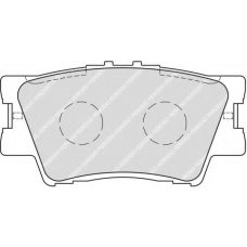 FSL1892 FERODO Комплект тормозных колодок, дисковый тормоз