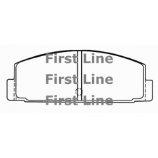 FBP1288 FIRST LINE Комплект тормозных колодок, дисковый тормоз