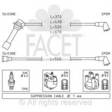 4.9381 FACET Ккомплект проводов зажигания