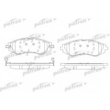 PBP1905 PATRON Комплект тормозных колодок, дисковый тормоз