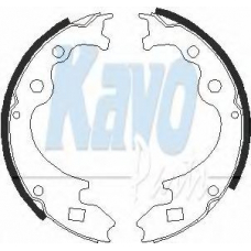 BS-5407 KAVO PARTS Комплект тормозных колодок