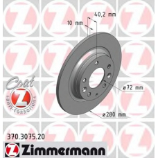 370.3075.20 ZIMMERMANN Тормозной диск