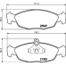 MDK0157 MINTEX Комплект тормозов, дисковый тормозной механизм