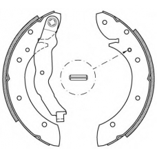 BSA2148.00 OPEN PARTS Комплект тормозных колодок