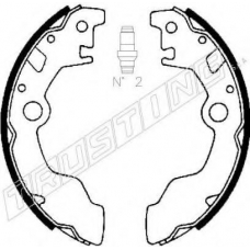 110.330 TRUSTING Комплект тормозных колодок