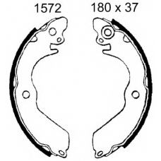 01572 BSF Комплект тормозных колодок