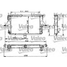 730010 VALEO Радиатор, охлаждение двигателя