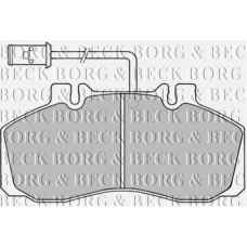 BBP1362 BORG & BECK Комплект тормозных колодок, дисковый тормоз