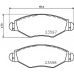 MDK0208 MINTEX Комплект тормозов, дисковый тормозной механизм