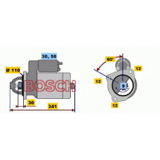 0 001 367 082 BOSCH Стартер