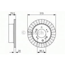 0 986 479 793 BOSCH Тормозной диск