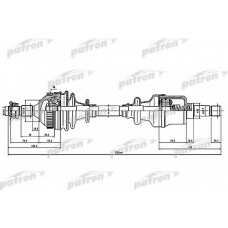 PDS1516 PATRON Приводной вал