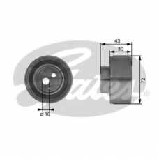 T41254 GATES Натяжной ролик, ремень грм