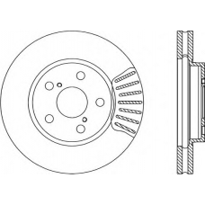 BDA1727.20 OPEN PARTS Тормозной диск