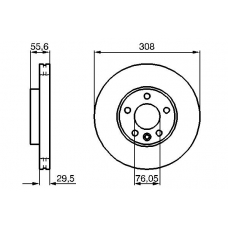 0 986 479 211 BOSCH Тормозной диск