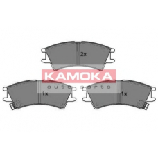 JQ1012652 KAMOKA Комплект тормозных колодок, дисковый тормоз