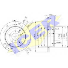 78BD9049-2 ICER Тормозной диск