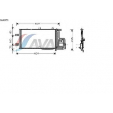 OLA5370 AVA Конденсатор, кондиционер
