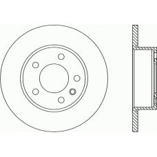 BDR1406.10 OPEN PARTS Тормозной диск