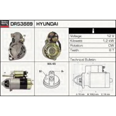DRS3889 DELCO REMY Стартер