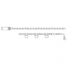 LZ0234 DELPHI Контрольный контакт, контроль слоя тормозных колод