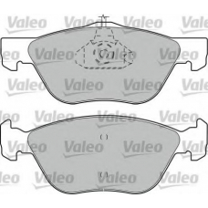 540751 VALEO Комплект тормозных колодок, дисковый тормоз