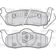 598920 VALEO Комплект тормозных колодок, дисковый тормоз