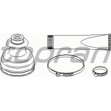 720 300 TOPRAN Комплект пылника, приводной вал