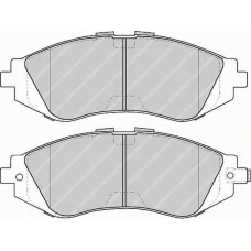 FDB1116 FERODO Комплект тормозных колодок, дисковый тормоз