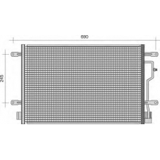 350203376000 MAGNETI MARELLI Конденсатор, кондиционер