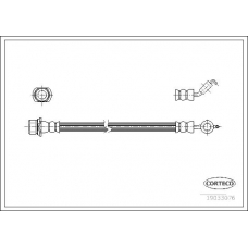 19033076 CORTECO Тормозной шланг