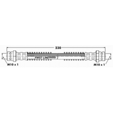 FBH7044 FIRST LINE Тормозной шланг