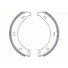 18492733659 S.b.s. Комплект тормозных колодок, стояночная тормозная с