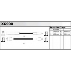 XC990 QUINTON HAZELL Комплект проводов зажигания