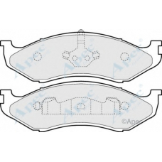 PAD852 APEC Комплект тормозных колодок, дисковый тормоз