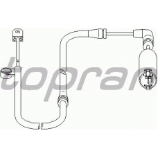 501 404 TOPRAN Датчик, износ тормозных колодок