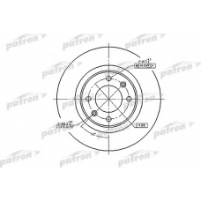 PBD4215 PATRON Тормозной диск