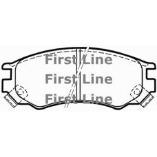 FBP1253 FIRST LINE Комплект тормозных колодок, дисковый тормоз