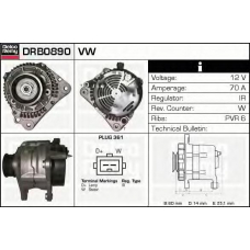 DRB0890 DELCO REMY Генератор