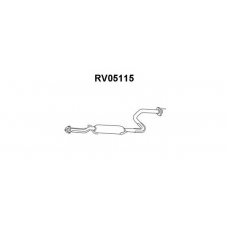 RV05115 VENEPORTE Средний глушитель выхлопных газов