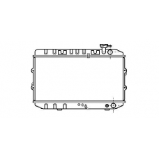 HD2032 AVA Радиатор, охлаждение двигателя