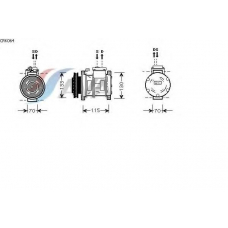 CRK064 AVA Компрессор, кондиционер