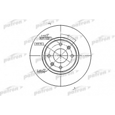 PBD2796 PATRON Тормозной диск