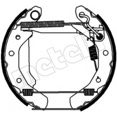 51-0185 METELLI Комплект тормозных колодок