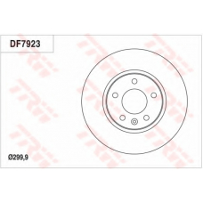 DF7923 TRW Тормозной диск
